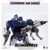 THREEZERO Transformers Bumblebee DLX Action Figure 2-Pack Soundwave & Ravage 28 cm